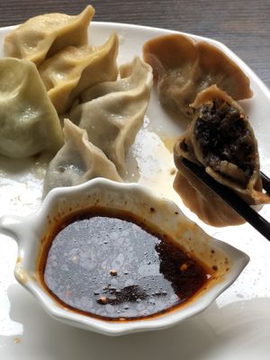 mushroom dumpling  at 58 Dim Sum in Stockholm