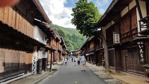 Tsumago at Koshinzuka in Nagano