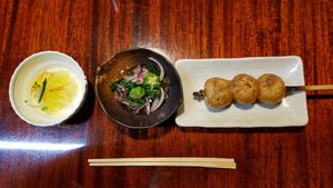 Delicious local food at Koshinzuka in Nagano