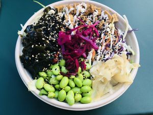 Vegan poke at Hawaii Poke in Stockholm