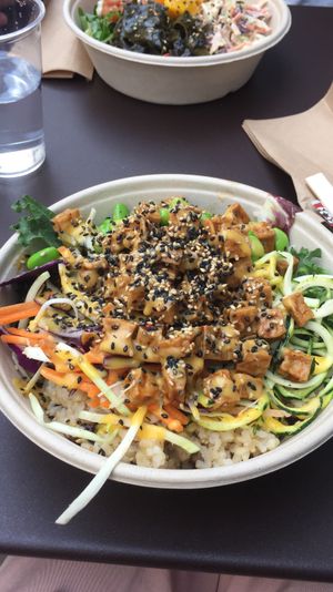 The vegan option with tofu at Hawaii Poke in Stockholm