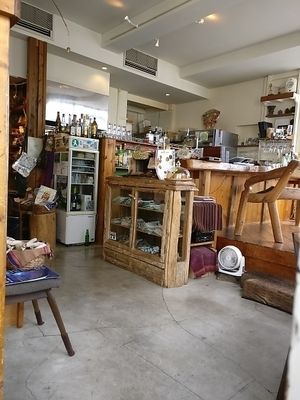 interior  at Cafe Stay Happy in Tokyo