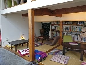 interior  at Cafe Stay Happy in Tokyo