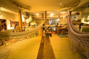Hammock paradise! at Cafe Stay Happy in Tokyo