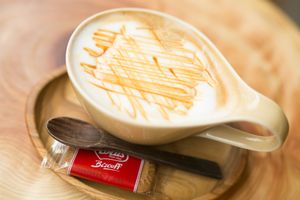 Soy Cappcono at Cafe Stay Happy in Tokyo