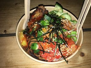 Korean bbq bibimbap  at Eat Chay in London