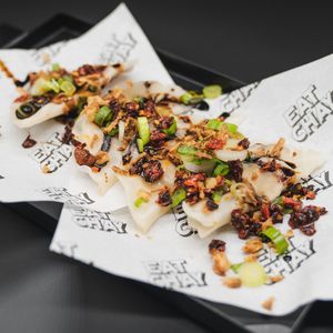 Spicy Dumplings at Eat Chay in London