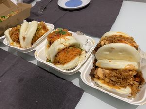 Bao buns at Eat Chay in London