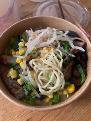 Vegan tonkotsu ramen at Eat Chay in London