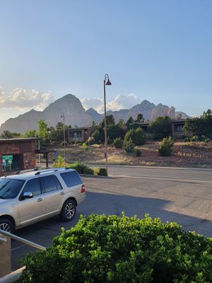 The view :) at Tamaliza in Sedona