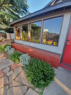 Outside restaurant  at Tamaliza in Sedona