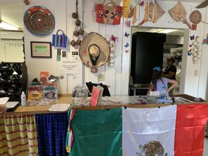 Register area and adorable little greeter! 🤗 at Tamaliza in Sedona