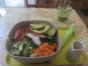 Plat du jour - Meal of the day at World Food Barn in Paris