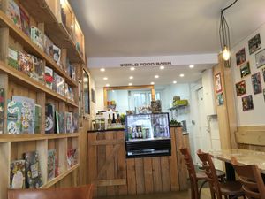 Inside  at World Food Barn in Paris