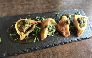 Samosa at Chai Wrap in South East London