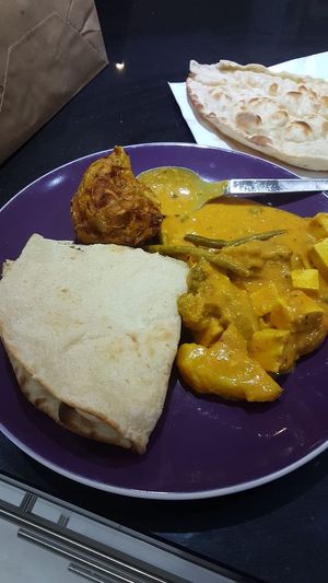 My yummy takeaway! at Chai Wrap in South East London