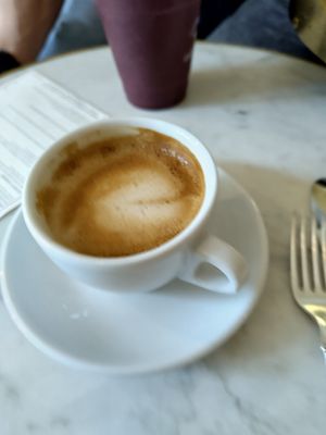 Cappuccino at Oslo Raw - Adamstuen Torg in Oslo