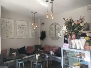 Sitting area  at Oslo Raw - Adamstuen Torg in Oslo