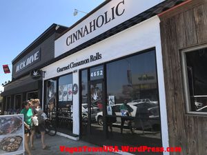 Outside the Cinnaholic in PB. at Cinnaholic in San Diego