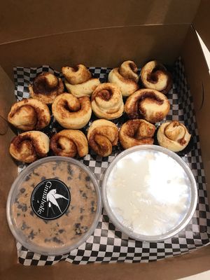 mini rolls! They were a hit at my work!   at Cinnaholic in San Diego