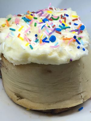 Funfetti Cinnamon Roll at Cinnaholic in Meridian