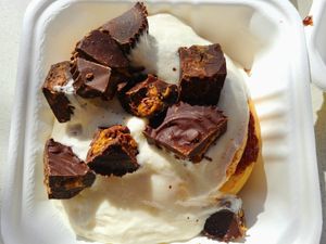 Peanut butter cups! at Cinnaholic in Meridian