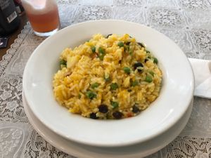 Risotinho da roça at Dona Fulo in Guaruja