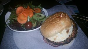 Vegan burger at Yard House in Brookline