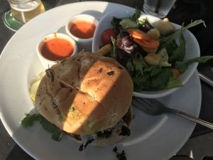 Vegan burger  at Yard House in Brookline