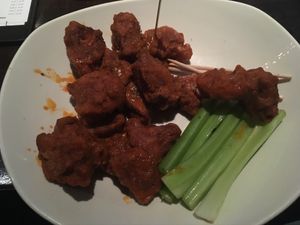 Vegan buffalo wings  at Yard House in Brookline