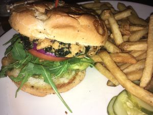 Vegan burger  at Yard House in Brookline
