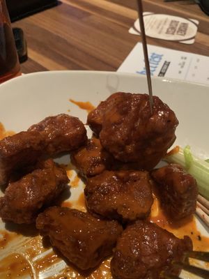 Gardein Boneless Chickn in Buffalo Sauce at Yard House in Brookline