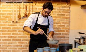 Our Great Italian Chef at The Organik Kitchen Saigon in Ho Chi Minh City