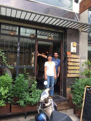 Owners  at The Organik Kitchen Saigon in Ho Chi Minh City