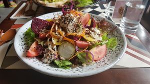 Superfood salad at The Organik Kitchen Saigon in Ho Chi Minh City