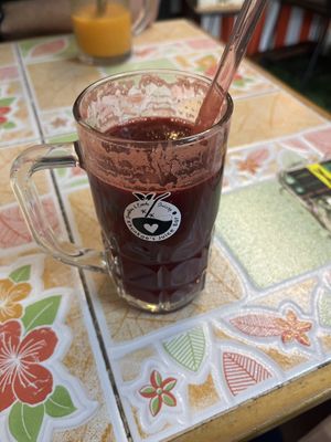 Beet!  at Khun Kae's Juice Bar in Chiang Mai