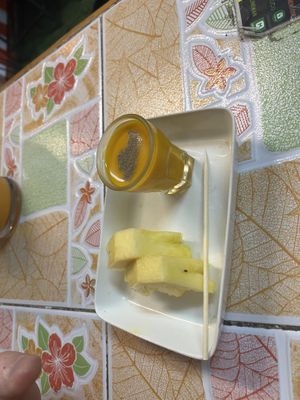 Wellness shot  at Khun Kae's Juice Bar in Chiang Mai