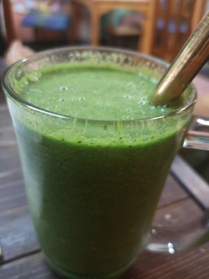 Huge number 15 😋 at Khun Kae's Juice Bar in Chiang Mai