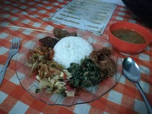 nasi campur. 15.000 IRD at Rama Vegetarian in Ubud
