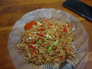 Nasi goreng (spicy) at Rama Vegetarian in Ubud