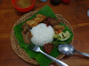 Nasi Campur at Rama Vegetarian in Ubud