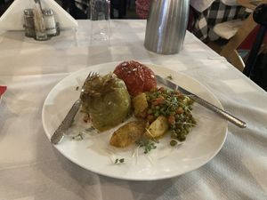 Stuffed peppers at Meteora in Kalampaka