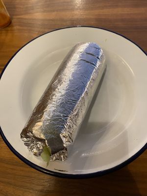 Medium burrito  at Zapatista Burrito Bar - Grainger St in Newcastle Upon Tyne