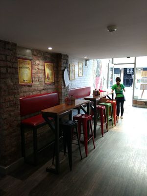 Seating at Zapatista Burrito Bar - Grainger St in Newcastle Upon Tyne