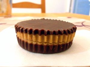 Peanut butter cup at La Reina Banana in Madrid