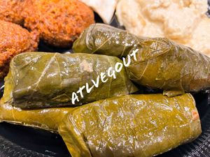 Grape leaves  at Medi's Mediterranean Fusion Restaurant in Macon