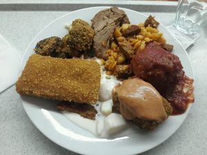 A collection of Hungarian foods at 827 Speciality Kitchen - Zsilip in Budapest