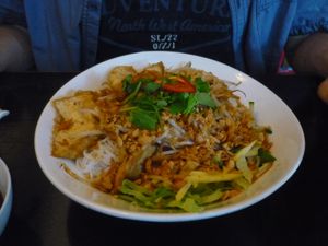 Vermicelli dish with Tofu at YUMI in Hamburg