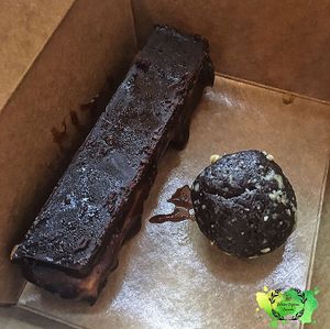 Snickers bar and chocolate ball? OMG i wish i could have this every single day! at kb&co - Fox One Tower in Edmonton