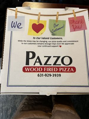   at Pazzo Wood Fired Pizza in Wading River